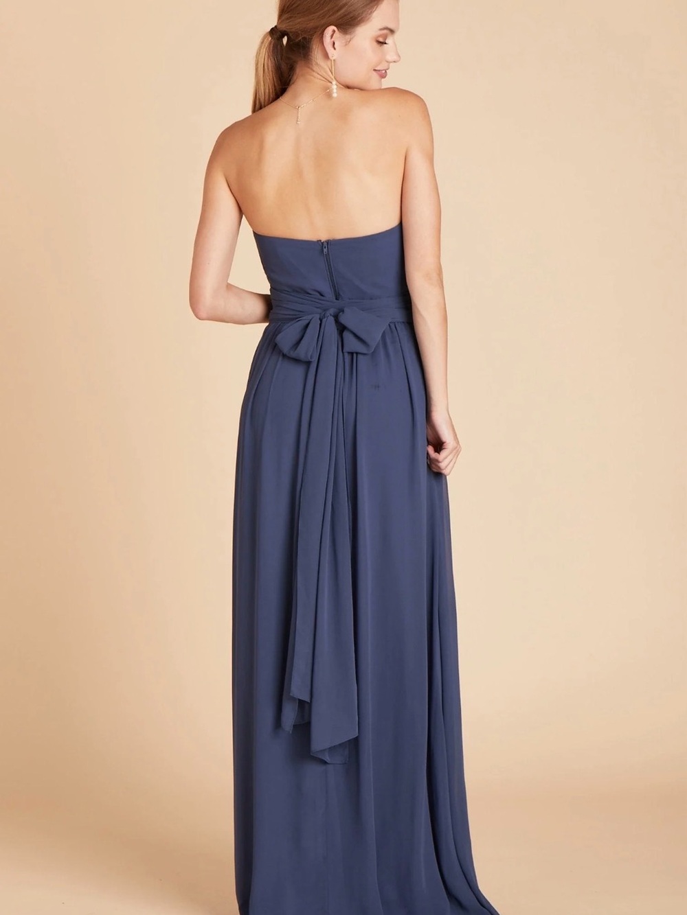 Birds Grey Grace Bridesmaid Dress, New with tags, size Large - Picture 7 of 9
